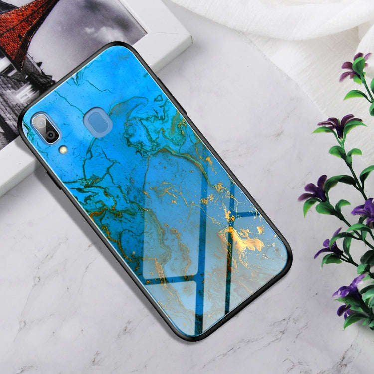 Shockproof Tempered Glass + TPU Case For Galaxy A20