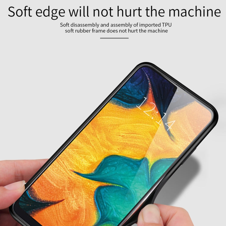 Shockproof Tempered Glass + TPU Case For Galaxy A20