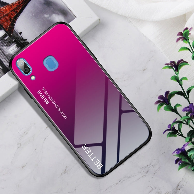 Shockproof Tempered Glass + TPU Case For Galaxy A20