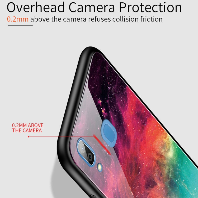 Shockproof Tempered Glass + TPU Case For Galaxy A20