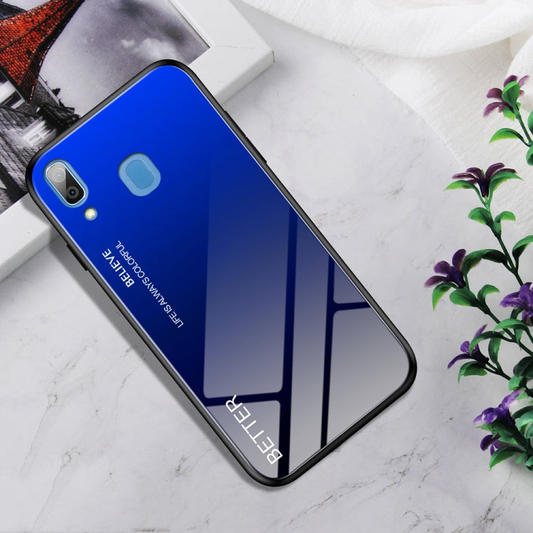 Shockproof Tempered Glass + TPU Case For Galaxy A20