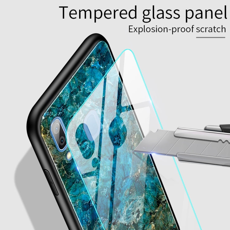 Shockproof Tempered Glass + TPU Case For Galaxy A20