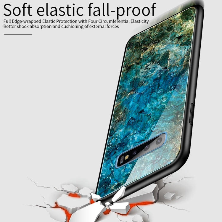 Shockproof Tempered Glass + TPU Case For Galaxy S10+