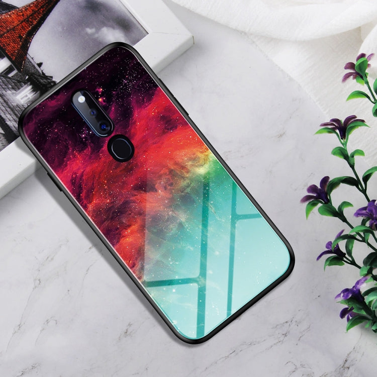 Shockproof Tempered Glass + TPU Case For OPPO F11 Pro