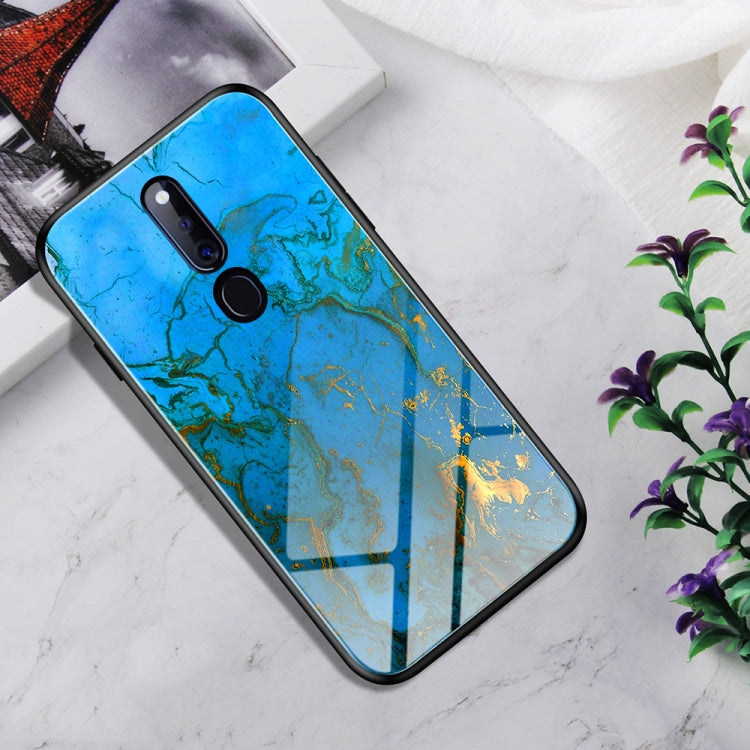 Shockproof Tempered Glass + TPU Case For OPPO F11 Pro