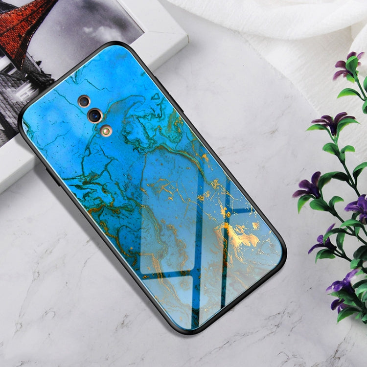 Shockproof Tempered Glass + TPU Case For OPPO Reno