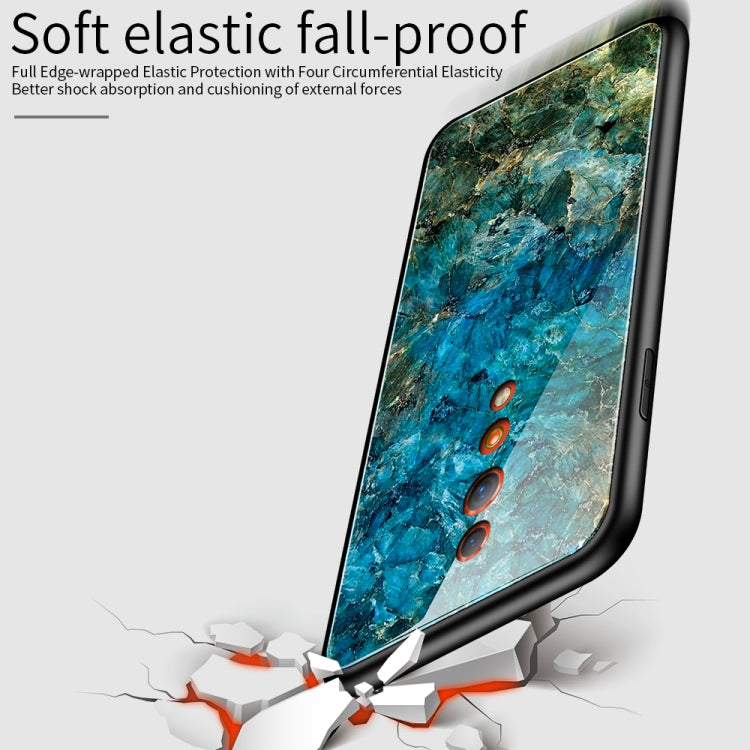 Shockproof Tempered Glass + TPU Case For OPPO Reno