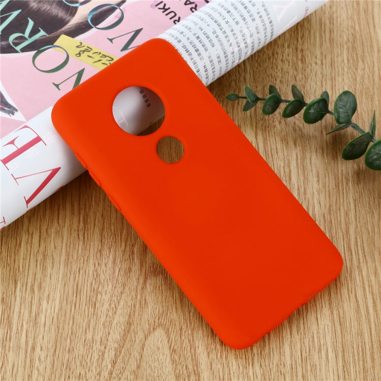 Solid Color Liquid Silicone Shockproof Full Coverage Case For Motorola Moto G7 Power