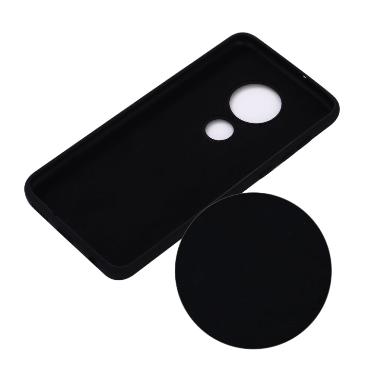 Solid Color Liquid Silicone Shockproof Full Coverage Case For Motorola Moto G7 Power