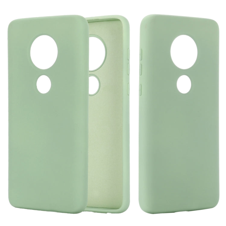Solid Color Liquid Silicone Shockproof Full Coverage Case For Motorola Moto G7 Power