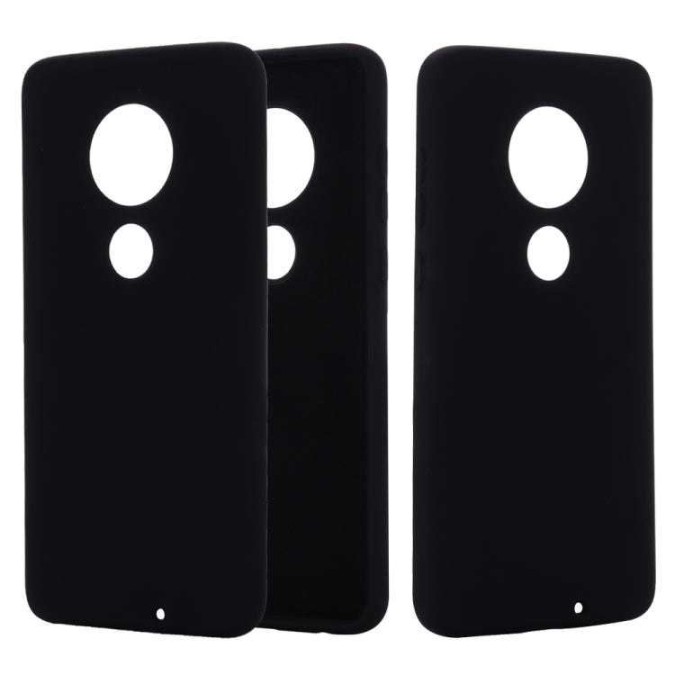 Solid Color Liquid Silicone Shockproof Full Coverage Case For Motorola Moto G7 & G7 Plus
