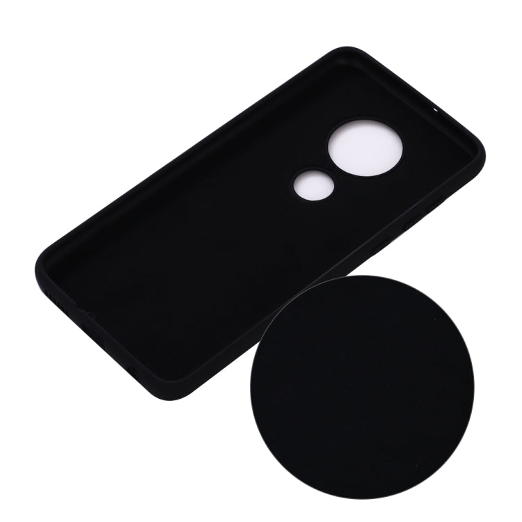 Solid Color Liquid Silicone Shockproof Full Coverage Case For Motorola Moto G7 & G7 Plus