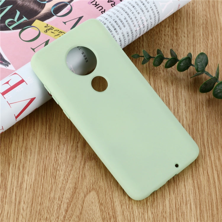 Solid Color Liquid Silicone Shockproof Full Coverage Case For Motorola Moto G7 & G7 Plus