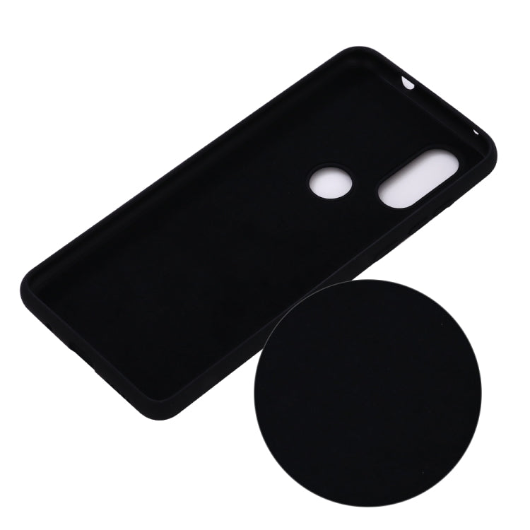 Solid Color Liquid Silicone Shockproof Full Coverage Case For Motorola One Vision & P40
