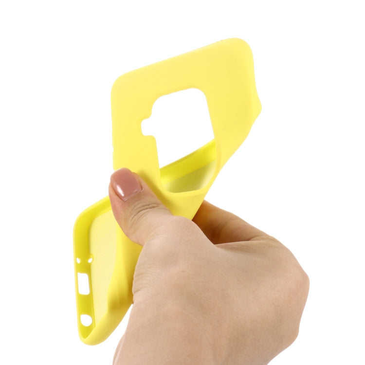 Solid Color Liquid Silicone Shockproof Full Coverage Case For Motorola One Zoom