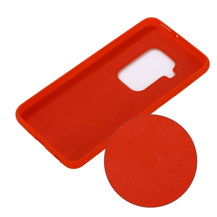 Solid Color Liquid Silicone Shockproof Full Coverage Case For Motorola One Zoom