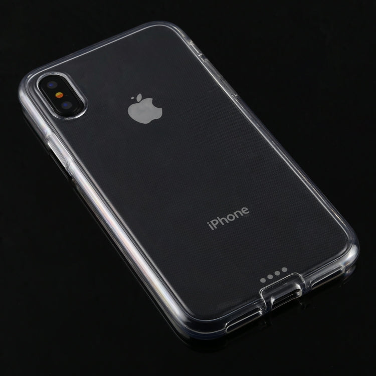 For iPhone X / XS TPU Ultra-Thin Double-Sided All-Inclusive Transparent Mobile Phone Case