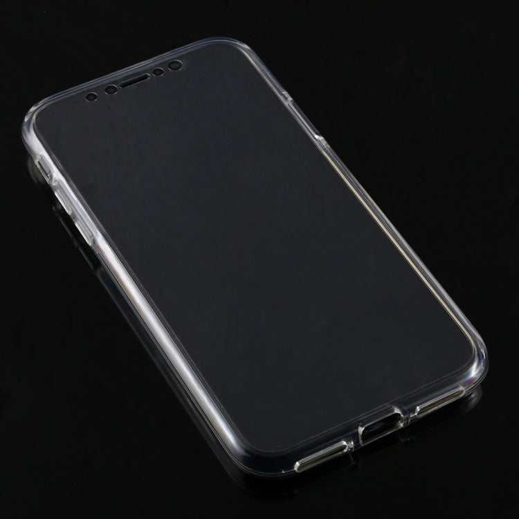For iPhone X / XS TPU Ultra-Thin Double-Sided All-Inclusive Transparent Mobile Phone Case