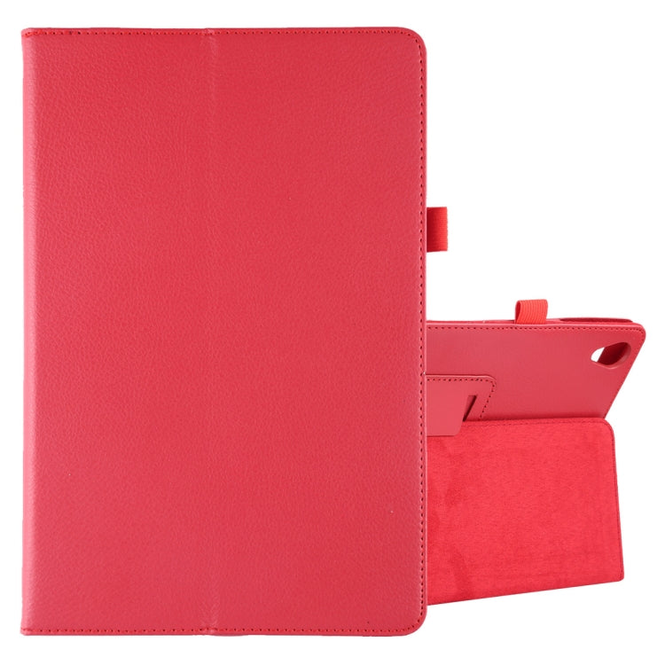 Litchi Texture Horizontal Flip Leather Case with Holder for Huawei MediaPad M6 10.8