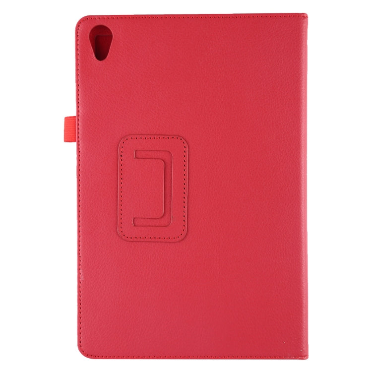 Litchi Texture Horizontal Flip Leather Case with Holder for Huawei MediaPad M6 10.8