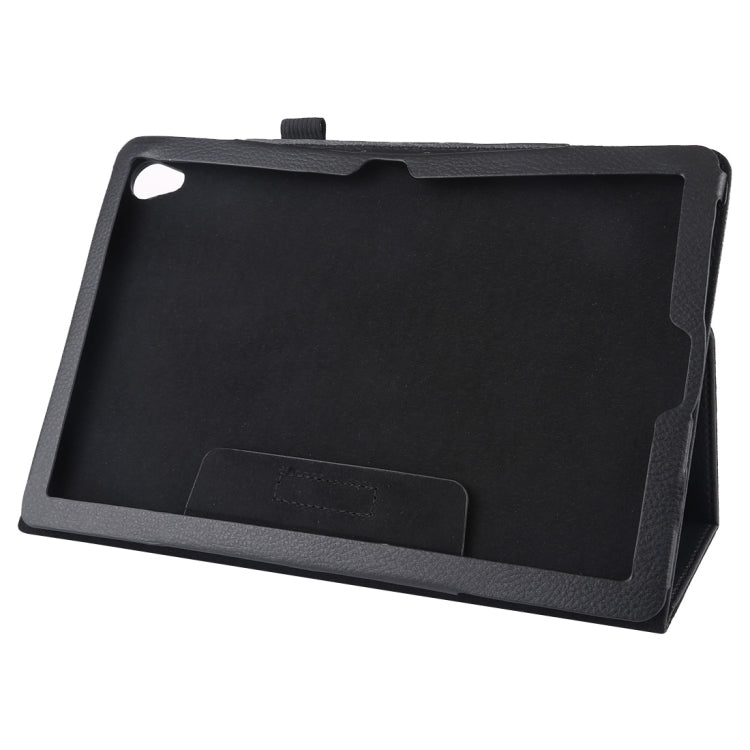 Litchi Texture Horizontal Flip Leather Case with Holder for Huawei MediaPad M6 10.8