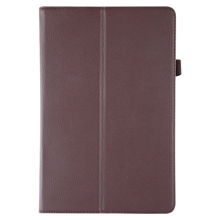Litchi Texture Horizontal Flip Leather Case with Holder for Huawei MediaPad M6 10.8