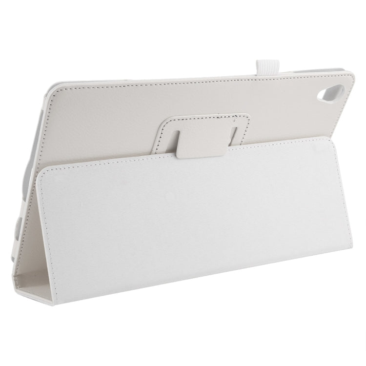 Litchi Texture Horizontal Flip Leather Case with Holder for Huawei MediaPad M6 10.8