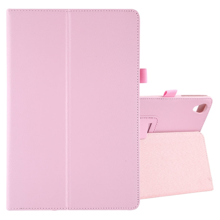 Litchi Texture Horizontal Flip Leather Case with Holder for Huawei MediaPad M6 10.8