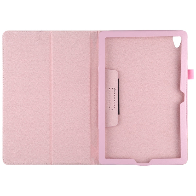 Litchi Texture Horizontal Flip Leather Case with Holder for Huawei MediaPad M6 10.8