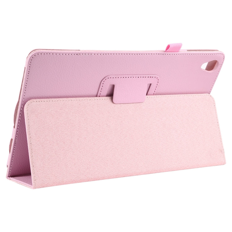 Litchi Texture Horizontal Flip Leather Case with Holder for Huawei MediaPad M6 10.8