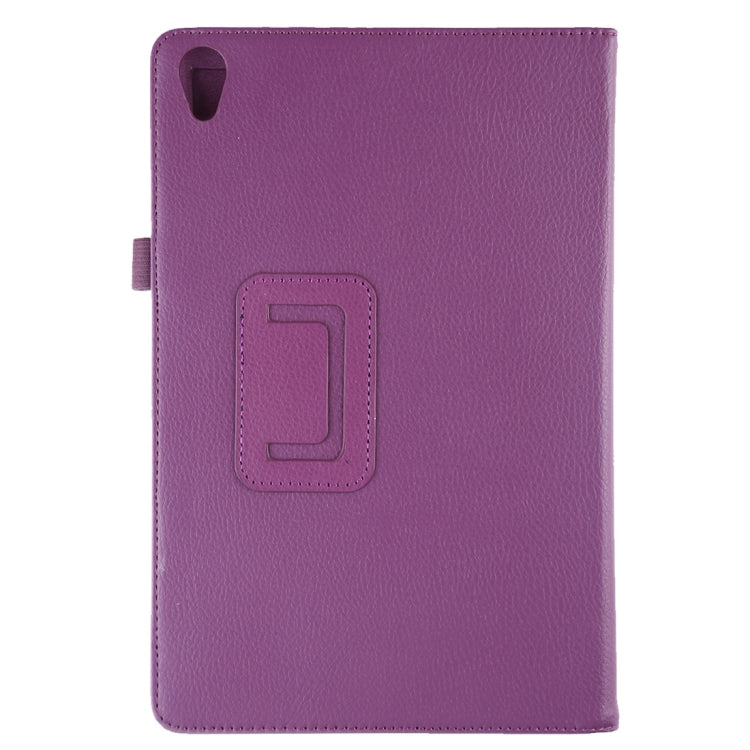 Litchi Texture Horizontal Flip Leather Case with Holder for Huawei MediaPad M6 10.8
