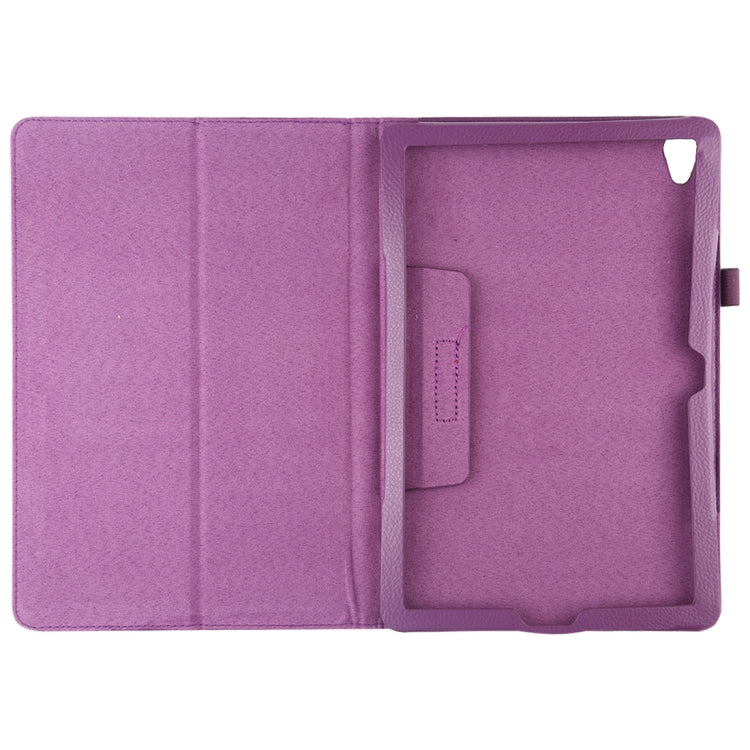 Litchi Texture Horizontal Flip Leather Case with Holder for Huawei MediaPad M6 10.8