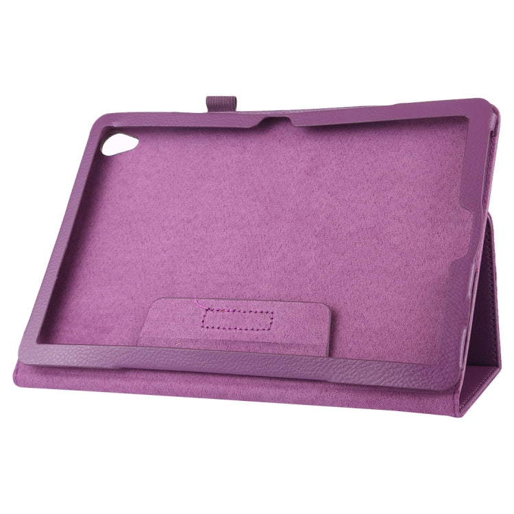 Litchi Texture Horizontal Flip Leather Case with Holder for Huawei MediaPad M6 10.8