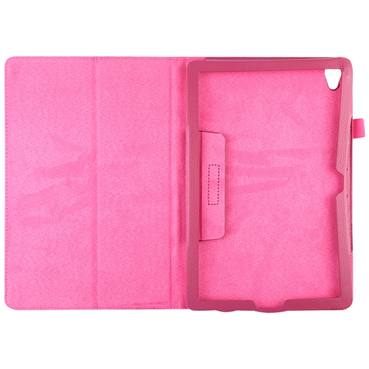 Litchi Texture Horizontal Flip Leather Case with Holder for Huawei MediaPad M6 10.8