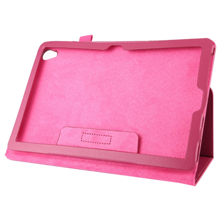 Litchi Texture Horizontal Flip Leather Case with Holder for Huawei MediaPad M6 10.8