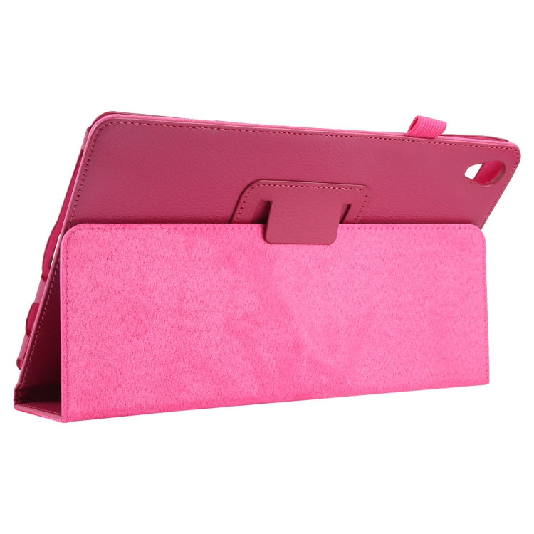 Litchi Texture Horizontal Flip Leather Case with Holder for Huawei MediaPad M6 10.8