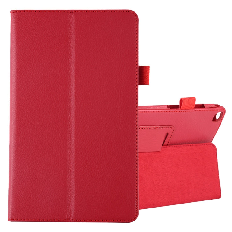 Litchi Texture Horizontal Flip Leather Case with Holder for Galaxy Tab A8.0 T290