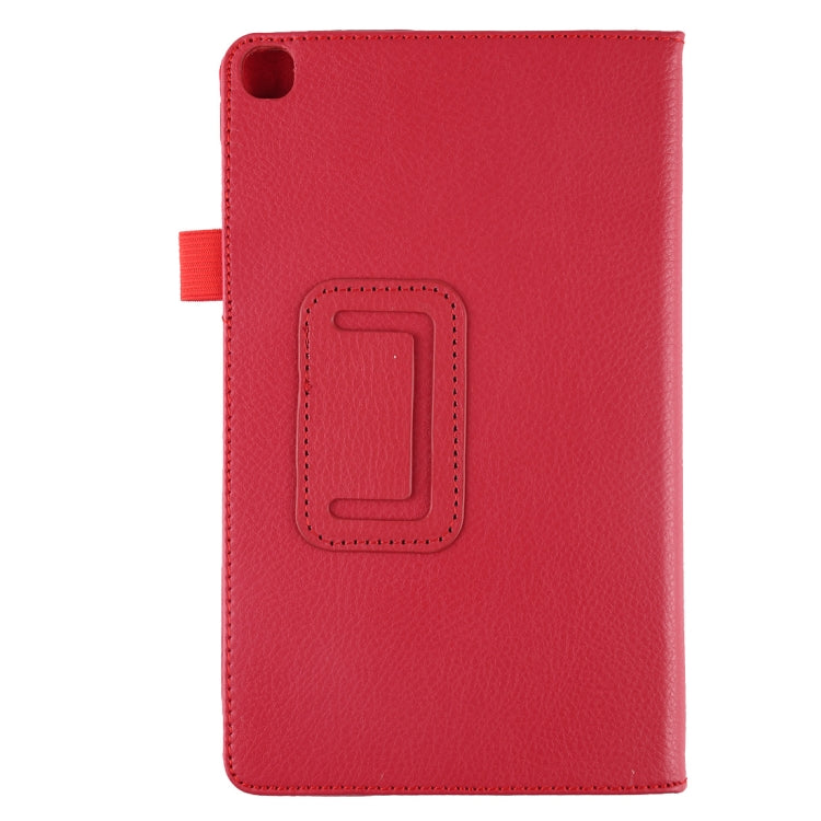 Litchi Texture Horizontal Flip Leather Case with Holder for Galaxy Tab A8.0 T290