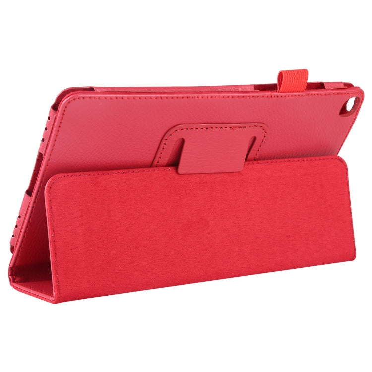 Litchi Texture Horizontal Flip Leather Case with Holder for Galaxy Tab A8.0 T290