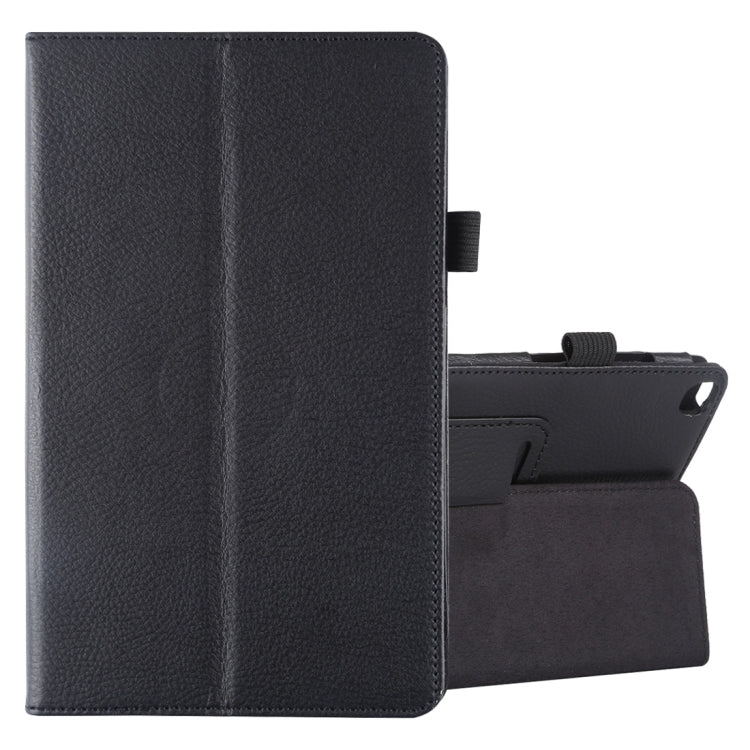 Litchi Texture Horizontal Flip Leather Case with Holder for Galaxy Tab A8.0 T290