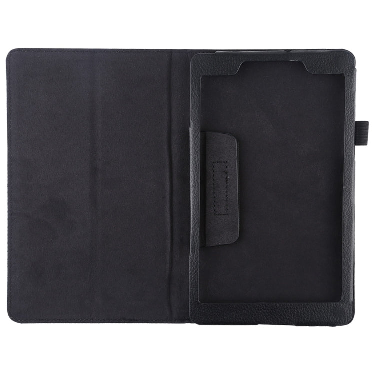 Litchi Texture Horizontal Flip Leather Case with Holder for Galaxy Tab A8.0 T290