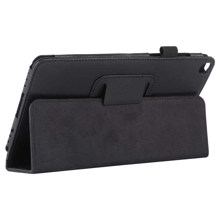 Litchi Texture Horizontal Flip Leather Case with Holder for Galaxy Tab A8.0 T290