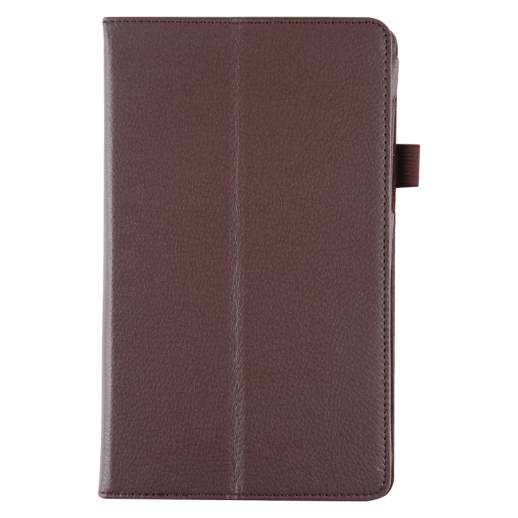 Litchi Texture Horizontal Flip Leather Case with Holder for Galaxy Tab A8.0 T290