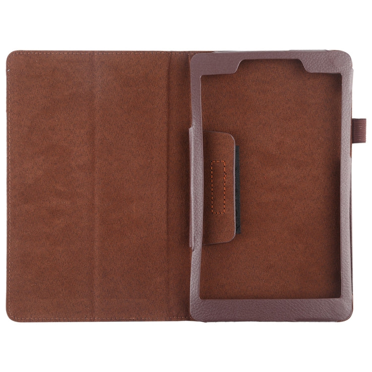 Litchi Texture Horizontal Flip Leather Case with Holder for Galaxy Tab A8.0 T290