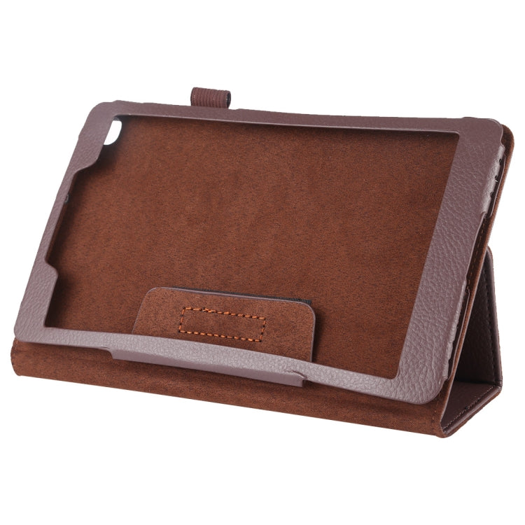 Litchi Texture Horizontal Flip Leather Case with Holder for Galaxy Tab A8.0 T290