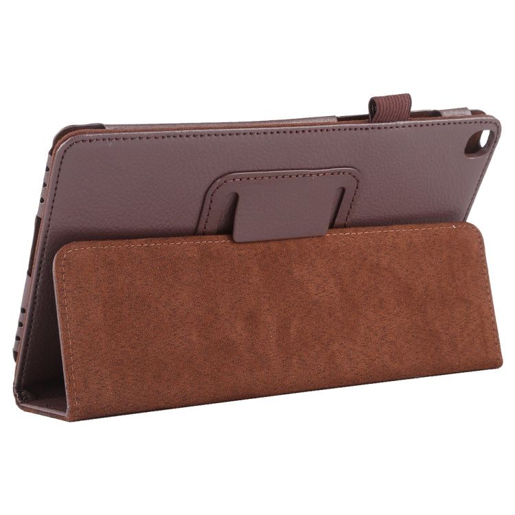 Litchi Texture Horizontal Flip Leather Case with Holder for Galaxy Tab A8.0 T290