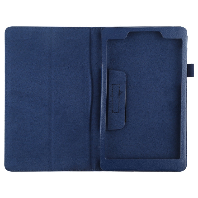 Litchi Texture Horizontal Flip Leather Case with Holder for Galaxy Tab A8.0 T290