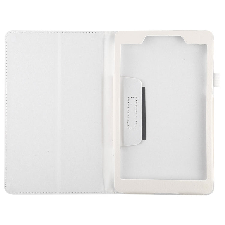Litchi Texture Horizontal Flip Leather Case with Holder for Galaxy Tab A8.0 T290