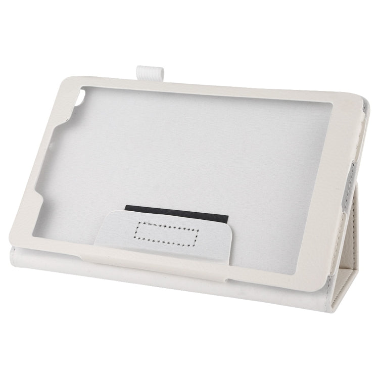 Litchi Texture Horizontal Flip Leather Case with Holder for Galaxy Tab A8.0 T290