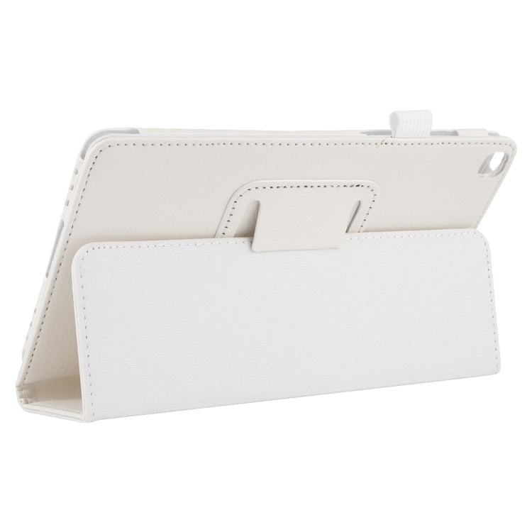 Litchi Texture Horizontal Flip Leather Case with Holder for Galaxy Tab A8.0 T290